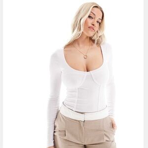 NWT: ASOS Design Fuller Bust Ribbed Bodysuit